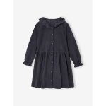 Robe en velours milleraies fille anthracite Robe en velours milleraies fille anthracite