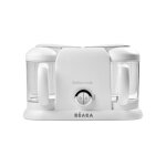 Robot cuiseur 4 en 1 contenance xxl 2200 ml babycook duo blanc argent