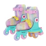 Rollers d'apprentissage twista rose et vert