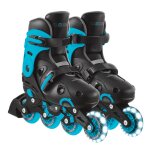 Rollers go skates taille m - l du 34 au 37 noir - bleu