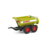 Rollyhalfpipe remorque benne claas vert