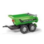 Rollyhalfpipe remorque benne deutz vert