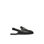 Sabot en cuir avec pince mestre 2 noir -