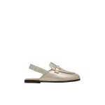 Sabot en cuir avec pince mestre 2 platine -