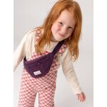 Sac banane animation poche chat fille prune