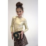 Sac bandouli�re flora marguerite kaki & beige