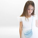 Sac bandouli�re louise bleu