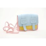 Sac bandouli�re tamara le petit cartable rose & bleu