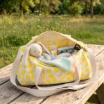 Sac bowling enfant en coton jaune