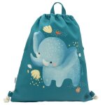 Sac � cordon enfant imperm�able pour �cole piscine et sport bleu