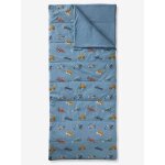 Sac de couchage avec coton recycl bleu imprim