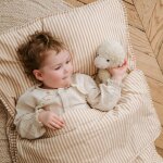 Sac de couchage ray� coton bio ray� ambre