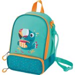 Sac � d�jeuner isotherme pour enfant toucan - turquoise orange