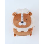 Sac � dos babou en veloudoux marron