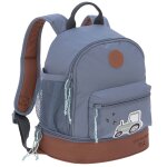 Sac  dos bb bleu, marron
