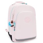Sac � dos de cours fille kipling grand 15 avec compartiment ordinateur rose / blanc / vert