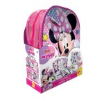 Sac � dos �cole de dessin et de coloriage minnie - kit cr�atif complet multicolore