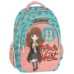 Sac � dos �cole harry potter hermione 42 cm 2 compartiments zipp�s harry potter blanc / rose / clair ...