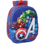 Sac � dos enfant gar�on 3d moul� avengers marvel spiderman bleu / rouge / blanc