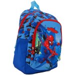 Sac � dos enfant gar�on spiderman motif comics polyester bleu