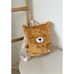 Sac À dos enfant en velours côtelé charly marron Sac À dos enfant en velours côtelé charly marron