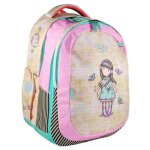 Sac � dos fille 2 - en - 1 � motif 44 cm rose / multicolore
