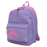 Sac � dos fille avec 2 compartiments rip curl double dome multico 42 cm - qualit� premium blanc / rose ...