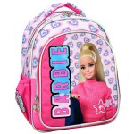Sac � dos fille barbie coeur avec poches lat�rales pour la maternelle 30 cm rose