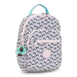 Sac � dos fille kipling seoul s coquillages 35 cm - avec poche pour tablette bleu / rose