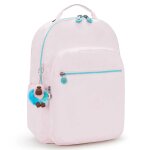 Sac � dos fille kipling seoul lap sea 44 cm - avec compartiment pour ordinateur bleu / rose