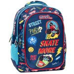 Sac � dos gar�on cmp polyester motifs skate robuste et rembourr� bleu marine / gris froid