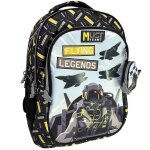 Sac � dos gar�on must team flying legends 25 l 3 compartiments must team noir / jaune