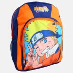 Sac � dos imprim� 40 x 30 x 15 cm, bretelles r�glables naruto orange