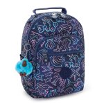 Sac � dos kipling seoul s 35 cm bleu / multicolore / bleu