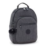 Sac � dos kipling seoul s active denim 35 cm - avec poche protectrice pour tablette noir / gris