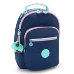 Sac � dos kipling seoul s resort navy 35 cm - avec poche protectrice pour tablette bleu / rose