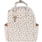 Sac À dos À langer blanc, rose, marron Sac À dos À langer blanc, rose, marron