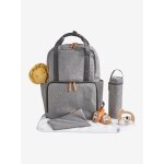 Sac  dos  langer vertbaudet gris chin
