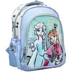 Sac � dos maternelle elsa et anna de la reine des neiges 30 cm bleu / rose / clair / gris