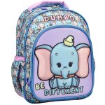 Sac � dos maternelle fille dumbo l�l�phant de disney 30 cm bleu / violet