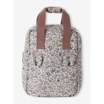 Sac � dos maternelle fille imprim� fleurs rose imprim�