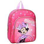 Sac � dos maternelle fille minnie i like smiles 29 cm rose