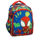 Sac � dos maternelle gar�on imprim� dino - webs en tissu spiderman jaune