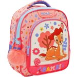 Sac � dos maternelle imprim� disney bambi avec panneau pu rose