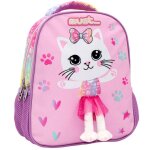 Sac � dos maternelle polyester avec tutu 3d rose