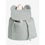 Sac  dos personnalisable en gaze de coton animation oreilles vert sauge