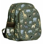 Sac � dos avec poche isotherme espace gris, vert, jaune