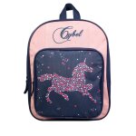 Sac À dos avec poche maternelle cybel cheval licorne bleu Sac À dos avec poche maternelle cybel cheval licorne bleu