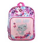 Sac � dos avec poche maternelle lili lou rose