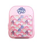Sac � dos avec poche maternelle my little pony arc en ciel rose